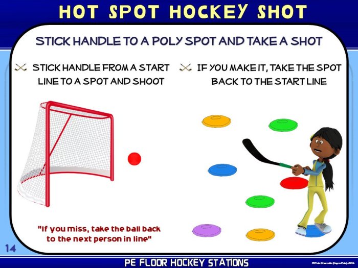 Floor hockey rules for pe