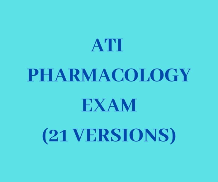 Ati pharmacology proctored exam 2020