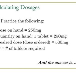 Dosage calculation 3.0 medication administration test